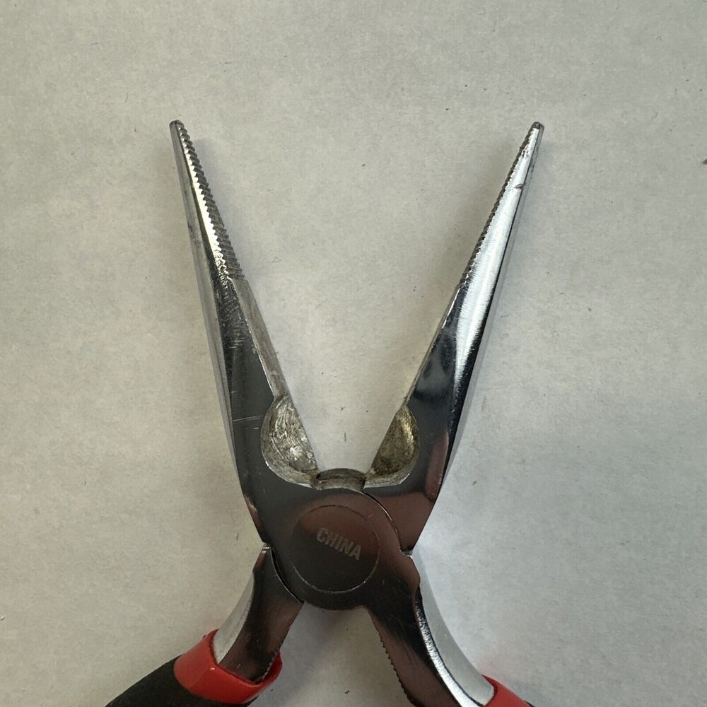 Durabuilt 8 inch Long Nose Pliers Heat Treated Steel Wire Cutter - Picture 6 of 7